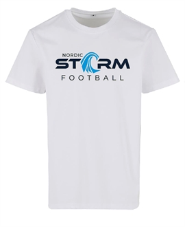 Nordic Storm T-shirt, White - Big Logo (L)