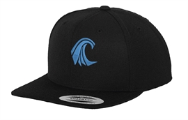 Nordic Storm Classic Snapback Cap, sort - Blue Wave