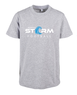 Nordic Storm T-shirt, GREY - Big Logo (Kids) 